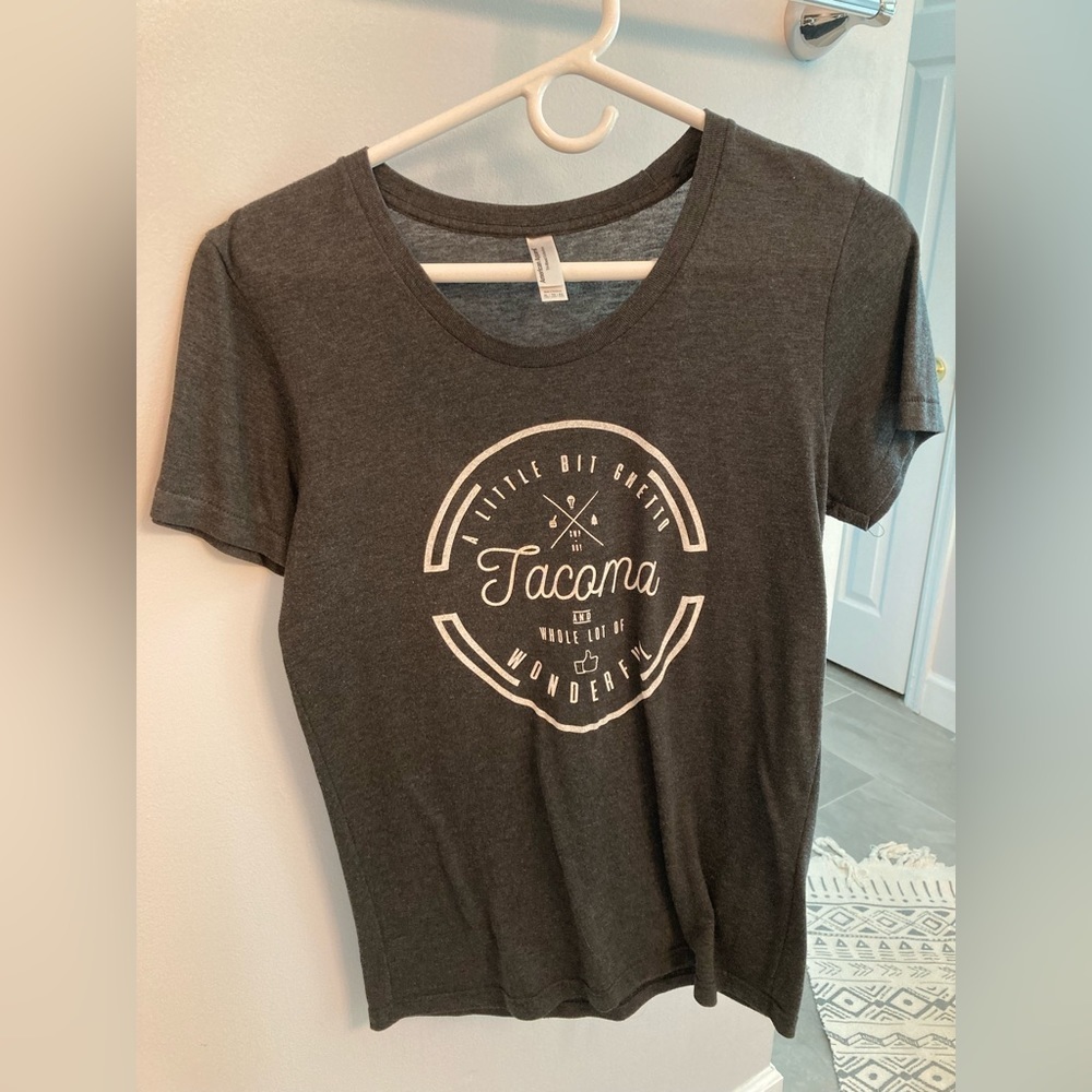 Tacoma a little bit ghetto a whole lot of wonderful womens t shirt size XL